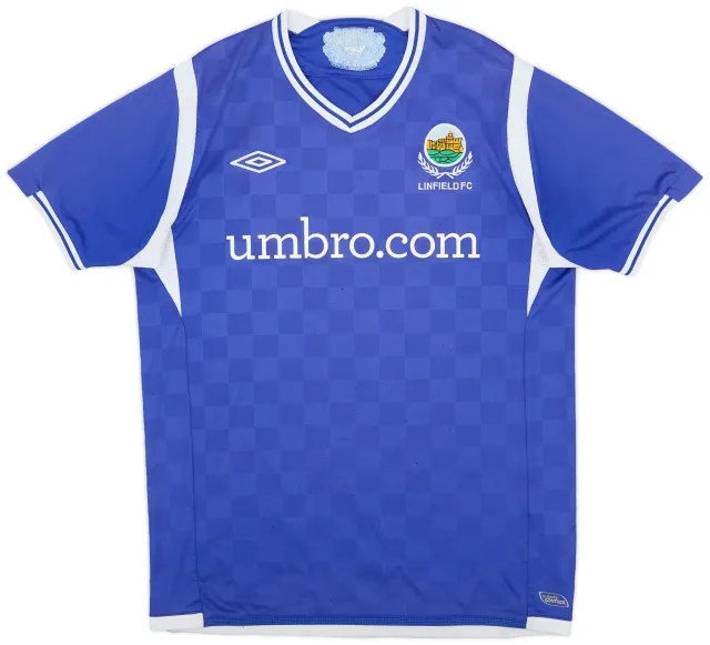 Umbro 2010-11 Linfield Home Shirt - 4/10 - (S)