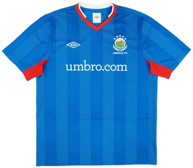 Umbro 2012-13 Linfield Home Shirt - 9/10 - (L)