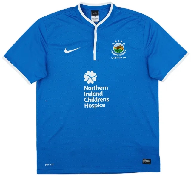 Nike 2013-14 Linfield Home Shirt - 7/10 - (L)