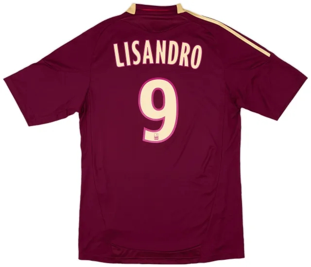 adidas 2010-11 Lyon Away Shirt Lisandro #9 (M)