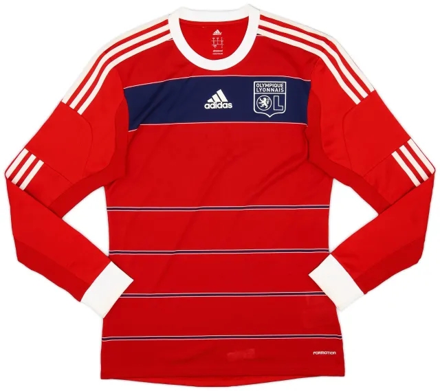 adidas 2013-14 Lyon Player Issue Away L/S Shirt - 10/10 - (S)
