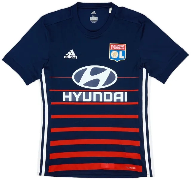 adidas 2017-18 Lyon Away Shirt - 9/10 - (XS)