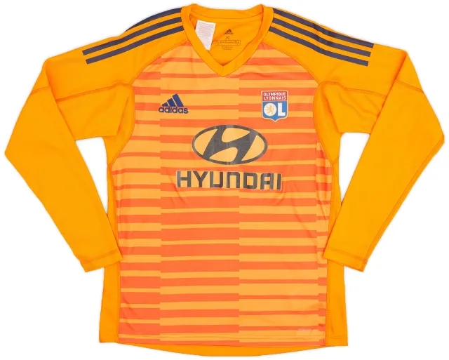 adidas 2018-19 Lyon GK Shirt - 7/10 - (L.Boys)