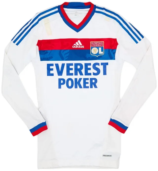 adidas 2011-12 Lyon TechFit Home L/S Shirt - 7/10 - (S)