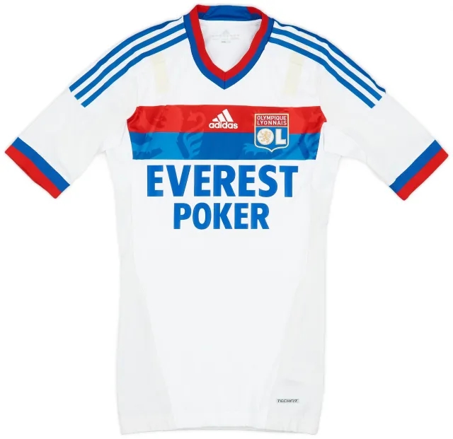 adidas 2011-12 Lyon TechFit Home Shirt - 8/10 - (M)