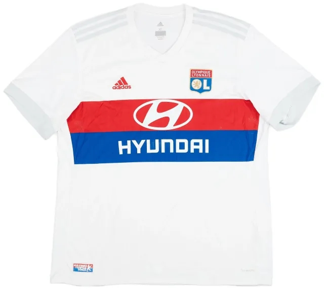 adidas 2017-18 Lyon Home Shirt - 7/10 - (XL)