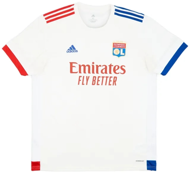 adidas 2020-21 Lyon Home Shirt - 8/10 - (XL)