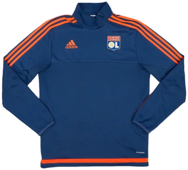2015-16 Lyon adidas Training Jacket - 6/10 - (M)