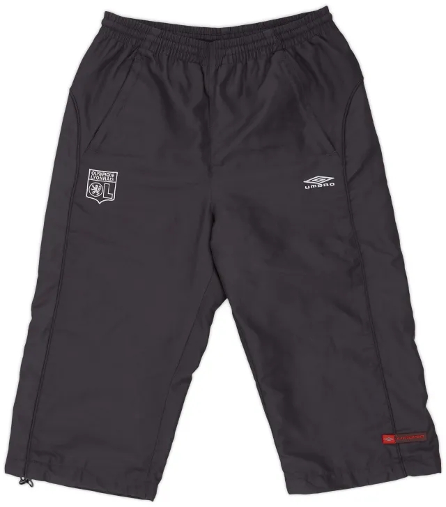2004-05 Lyon Umbro Training 3/4 Shorts - 9/10 - (XL.Boys)