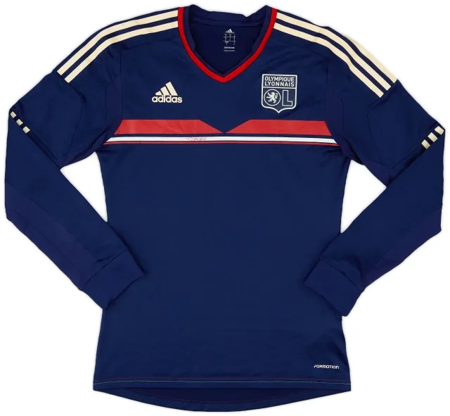 adidas 2013-14 Lyon Player Issue Third L/S Shirt - 6/10 - (M)