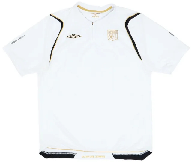 Umbro 2008-09 Lyon 1/4 Zip Training Shirt - 7/10 - (L)