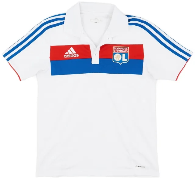 2011-12 Lyon adidas Polo Shirt - 5/10 - (S)