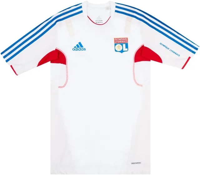 adidas 2011-12 Lyon Player Issue Techfit Training Shirt - 9/10 - (S)