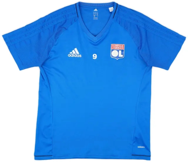 2016-17 Lyon adidas Player Issue Training Shirt #9 - 6/10 - (M)