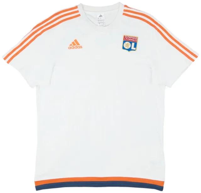 2015-16 Lyon adidas Cotton Tee - 4/10 - (L)
