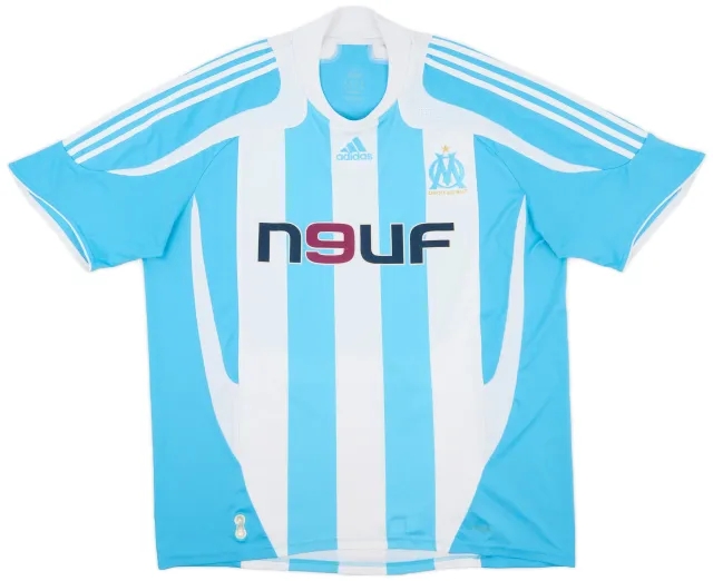 adidas 2007-08 Olympique Marseille Away Shirt - 8/10 - (XL)