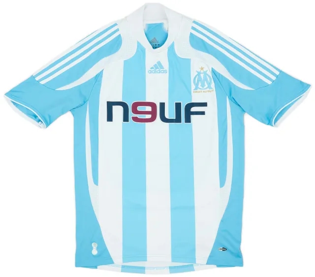 adidas 2007-08 Olympique Marseille Away Shirt - 7/10 - (S)