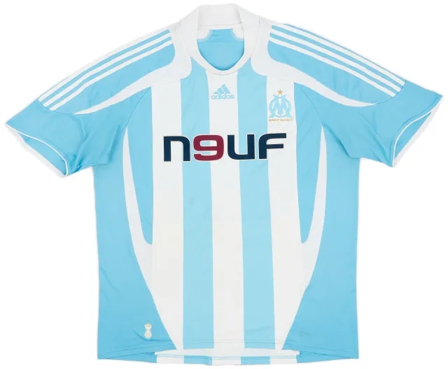 adidas 2007-08 Olympique Marseille Away Shirt - 6/10 - (XL)