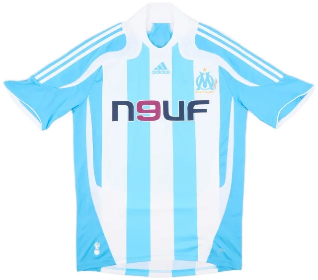 adidas 2007-08 Olympique Marseille Away Shirt - 6/10 - (M)