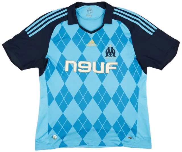 adidas 2008-09 Olympique Marseille Away Shirt - 5/10 - (XL)