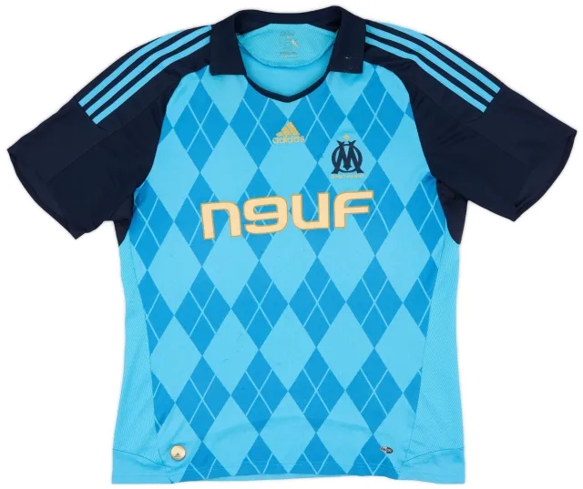 adidas 2008-09 Olympique Marseille Away Shirt - 5/10 - (XL)