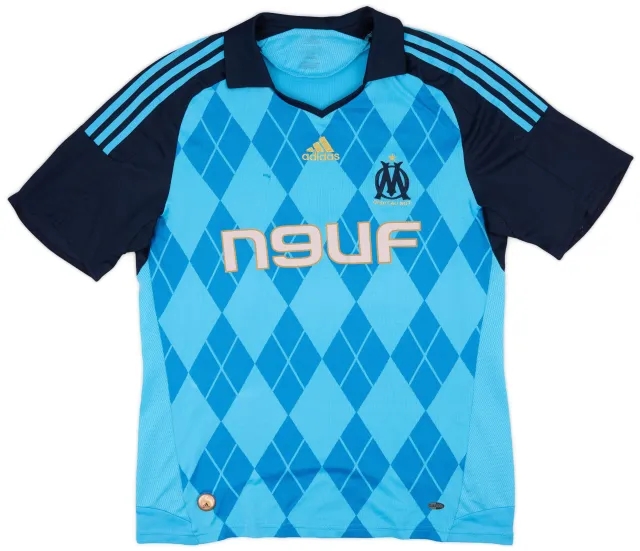 adidas 2008-09 Olympique Marseille Away Shirt - 4/10 - (L)