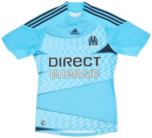 adidas 2009-10 Olympique Marseille Away Shirt - 6/10 - (S)