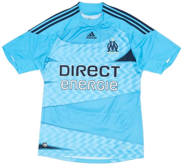 adidas 2009-10 Olympique Marseille Away Shirt - 8/10 - (M)