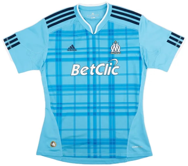 adidas 2010-11 Olympique Marseille Away Shirt - 8/10 - (M)