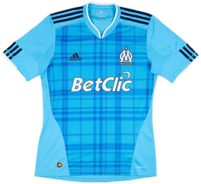 adidas 2010-11 Olympique Marseille Away Shirt - 10/10 - (M)