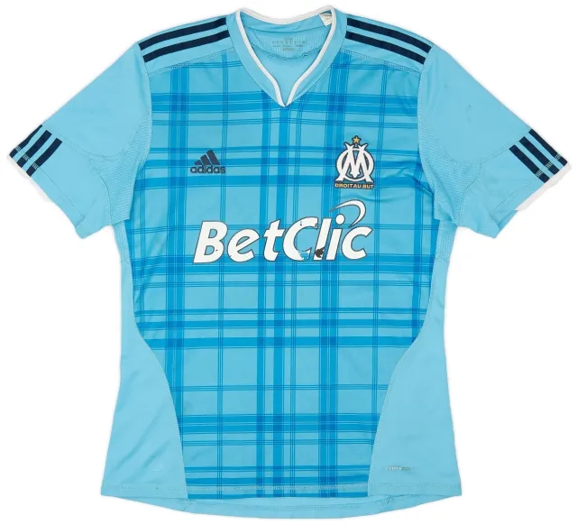 adidas 2010-11 Olympique Marseille Away Shirt - 5/10 - (M)