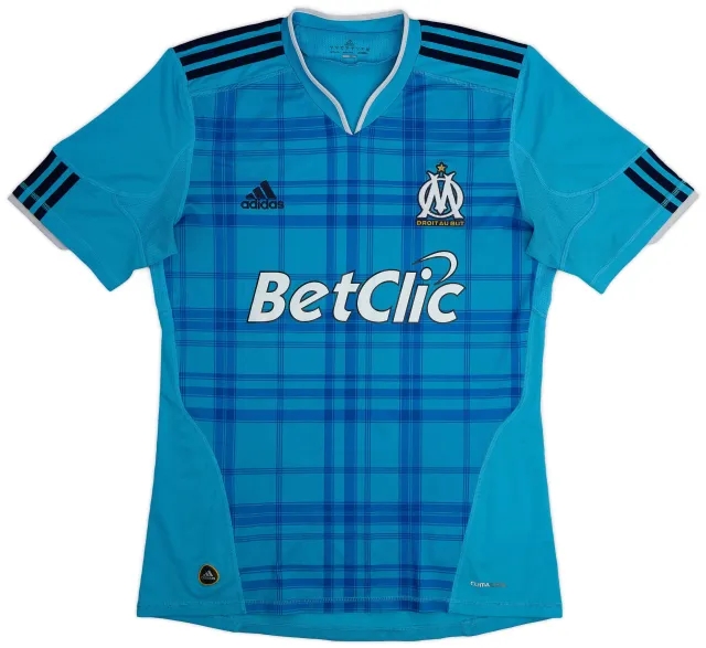 adidas 2010-11 Olympique Marseille Away Shirt - 8/10 - (M)