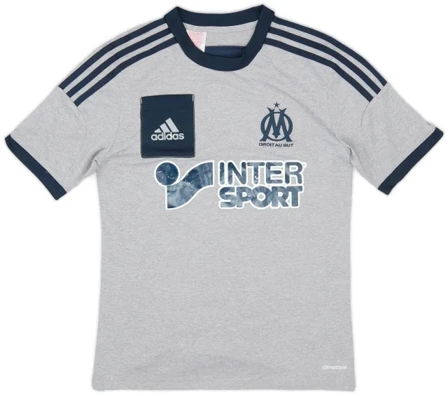 adidas 2014-15 Olympique Marseille Third Shirt - 6/10 - (L.Boys)
