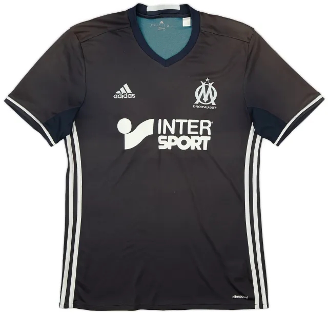 adidas 2016-17 Olympique Marseille Away Shirt - 4/10 - (M)