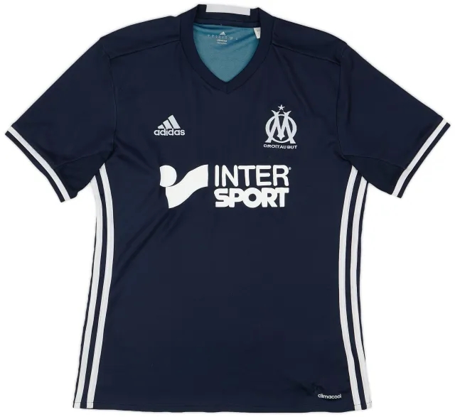adidas 2016-17 Olympique Marseille Away Shirt - 6/10 - (S)