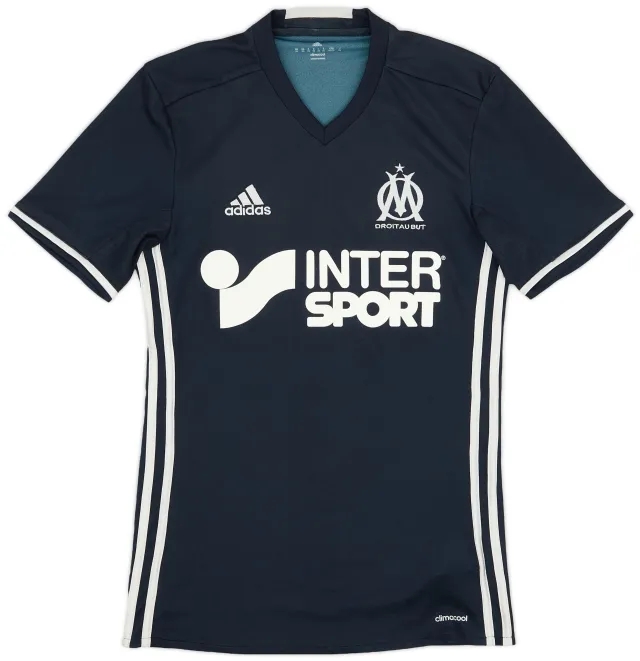adidas 2016-17 Olympique Marseille Away Shirt - 8/10 - (XS)