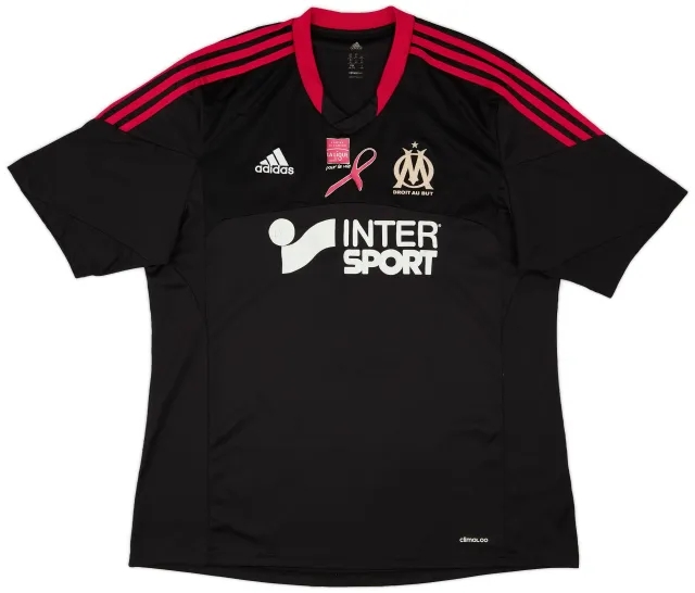 adidas 2012 Olympique Marseille Special 'Contre le Cancer' Shirt - 6/10 - (XL)