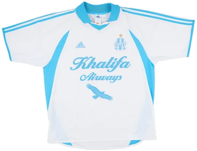 adidas 2001-02 Olympique Marseille Home Shirt - 5/10 - (XL)