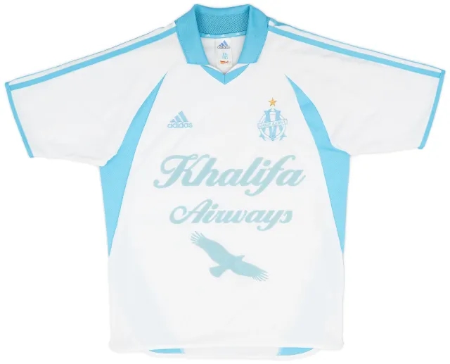adidas 2001-02 Olympique Marseille Home Shirt - 6/10 - (S)