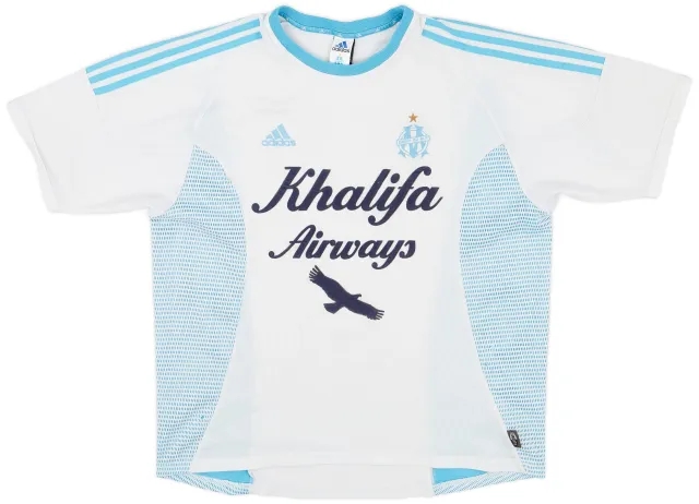 adidas 2002-03 Olympique Marseille Home Shirt - 6/10 - (XL)
