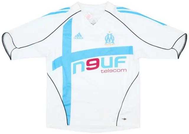 adidas 2004-05 Olympique Marseille Home Shirt - 8/10 - (XL.Boys)