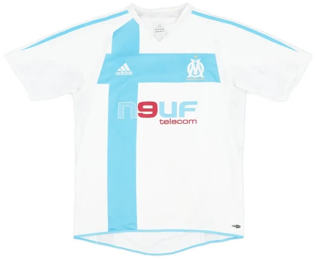 adidas 2004-05 Olympique Marseille Home Shirt - 8/10 - (XL.Boys)