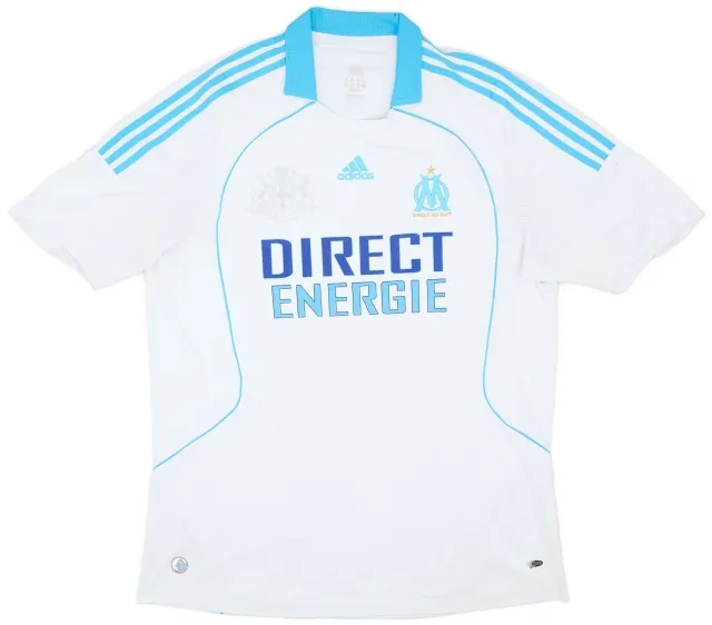 adidas 2008-09 Olympique Marseille Home Shirt - 5/10 - (XXL)