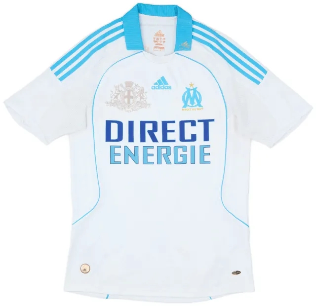 adidas 2008-09 Olympique Marseille Home Shirt - 5/10 - (S)