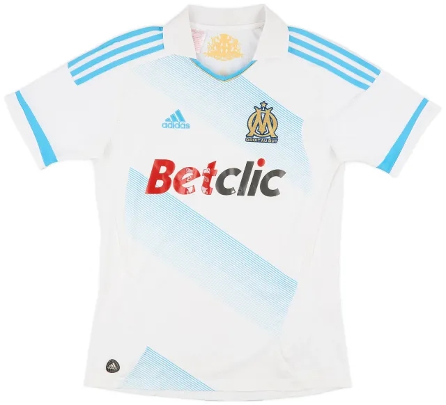 adidas 2011-12 Olympique Marseille Home Shirt - 5/10 - (XL.Boys)