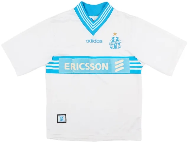 adidas 1997-98 Olympique Marseille Home Shirt - 6/10 - (S)