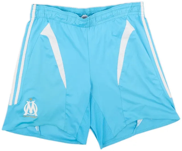 adidas 2007-08 Olympique Marseille Away Shorts - 6/10 - (L)