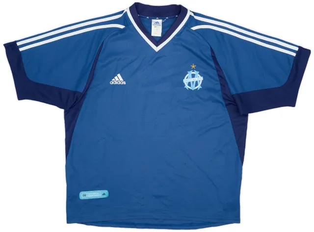 adidas 2001-02 Olympique Marseille Third Shirt - 8/10 - (XL)