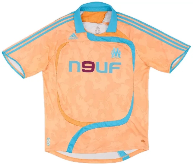 adidas 2007-08 Olympique Marseille Third Shirt - 7/10 - (XL)
