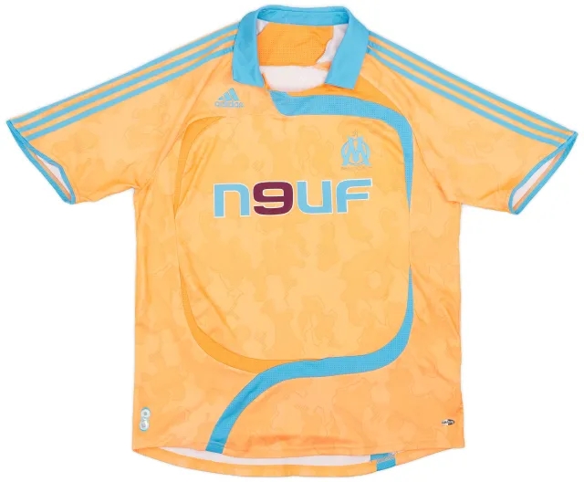 adidas 2007-08 Olympique Marseille Third Shirt - 6/10 - (XL)